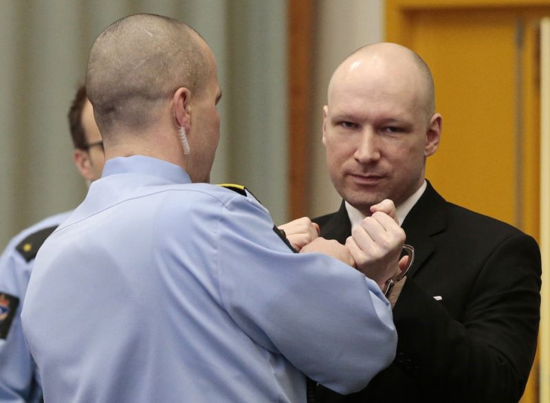 Terorista Anders Behring Breivik.