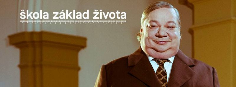 Plakát k inscenaci Škola základ života.