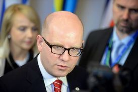 Premiér Bohuslav Sobotka.