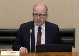Premiér Bohuslav Sobotka.
