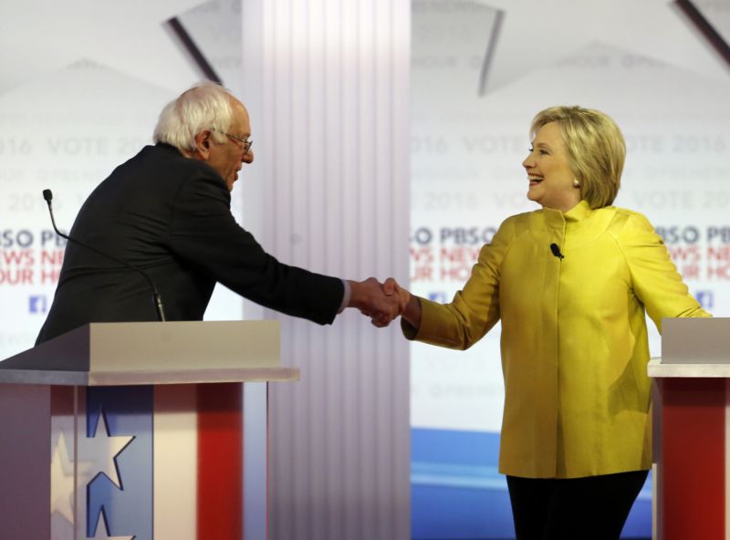 Bernie Sanders uznává vítězství Hillary Clintonové v demokratických primárkách ve státě Missouri (ilustrační foto). Bernie Sanders uznává vítězství Hillary Clintonové v demokratických primárkách ve státě Missouri (ilustrační foto).