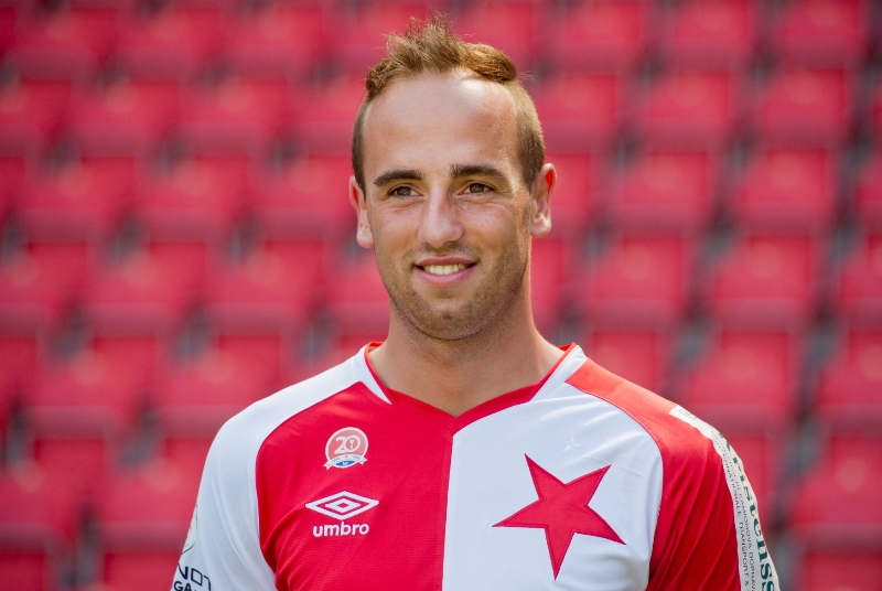 Tomáš Jablonský, jedna ze slávistických opor. Tomáš Jablonský, jedna ze slávistických opor.