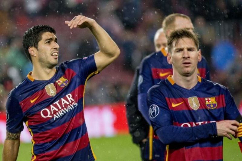 Fotbalisté Barcelony.
