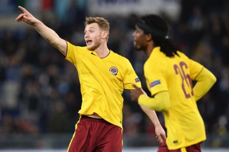Fotbalisté Sparty.