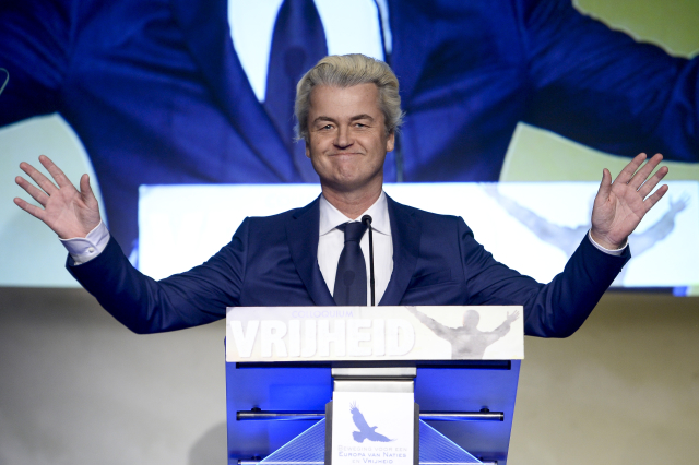 Nizozemský poslanec Geert Wilders. Nizozemský poslanec Geert Wilders.