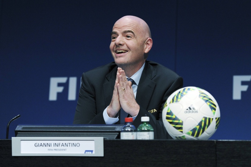 Prezident FIFA Gianni Infantino.