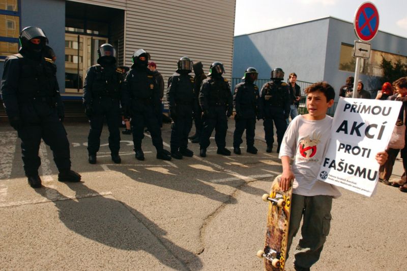 Akce proti fašismu (ilustrační foto).