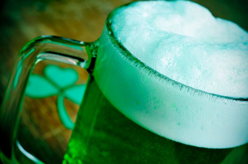 Oblíbené zelené pivo. Oblíbené zelené pivo.