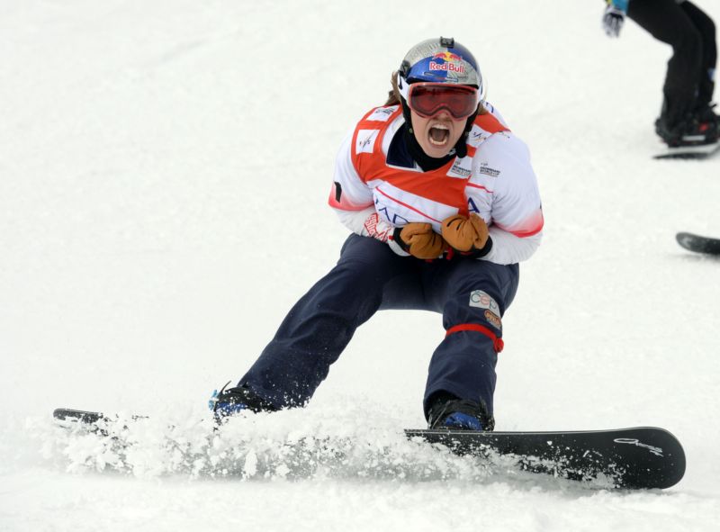 Česká snowboardistka Eva Samková.
