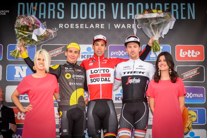 Belgický cyklista Jens Debusschere vyhrál závod Napříč Flandry.