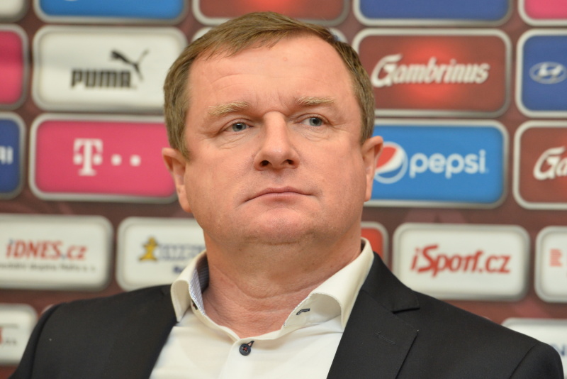 Kouč národního týmu Pavel Vrba.