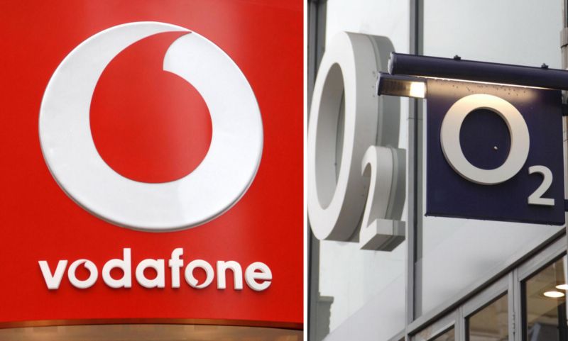 Loga Vodafone a O2. Loga Vodafone a O2.