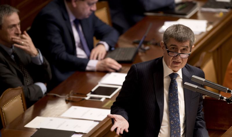 Ministr financí Andrej Babiš.