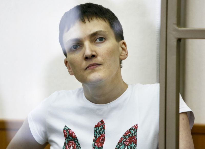 Odsouzená Naděžda Savčenková.