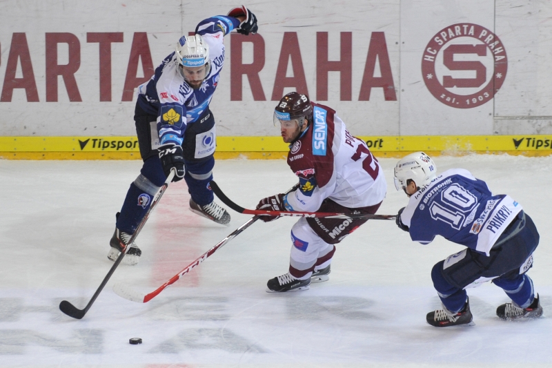 Sparta se utká v semifinále play-off extraligy s Plzní.
