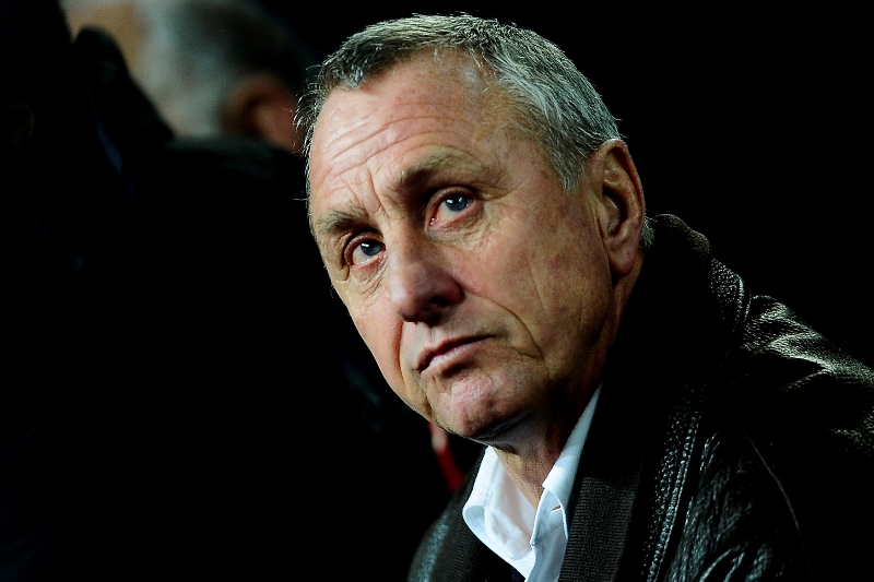 Zesnulá legenda nizozemského fotbalu Johan Cruyff.