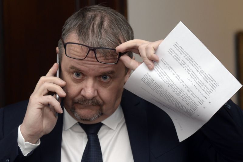 Ministr dopravy Dan Ťok. Ministr dopravy Dan Ťok.