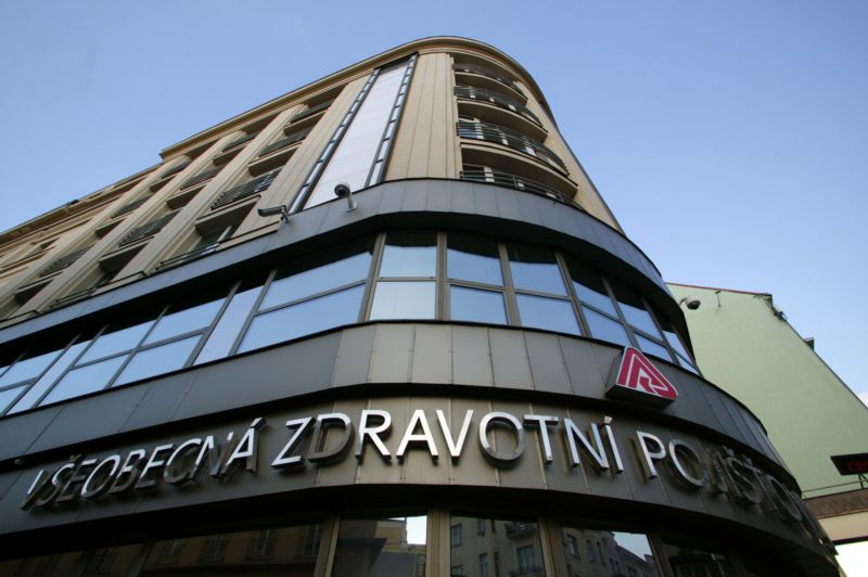 Budova Všeobecné zdravotní pojišťovny.