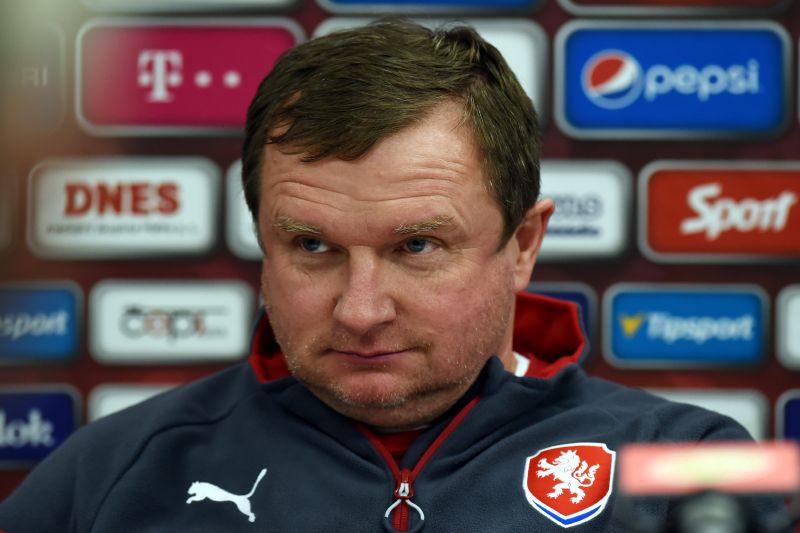 Trenér Pavel Vrba. 