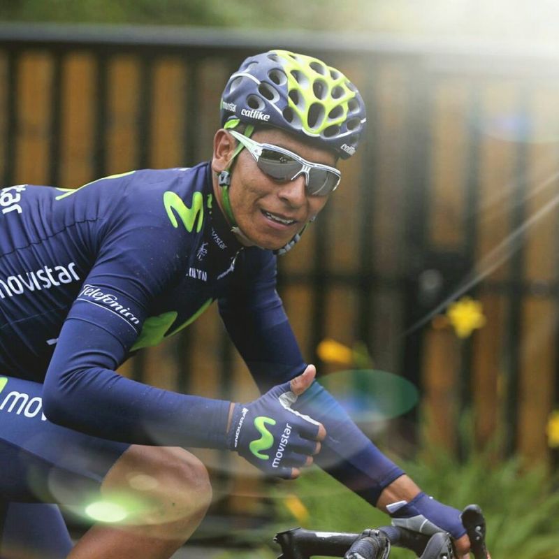 Kolumbijský cyklista Nairo Quintana.