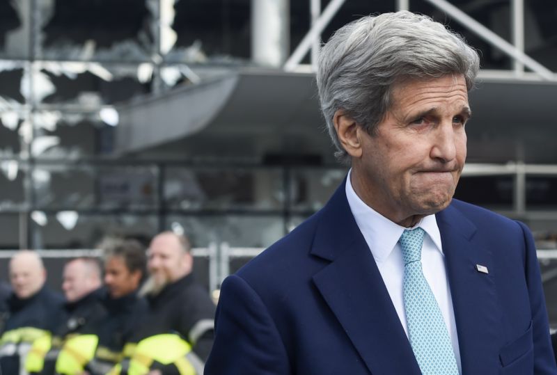 John Kerry uctil památku v Bruselu po útocích (ilustrační foto).