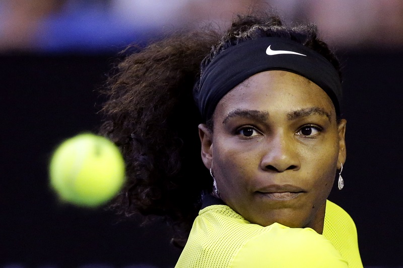 Tenistka Serena Williamsová. 