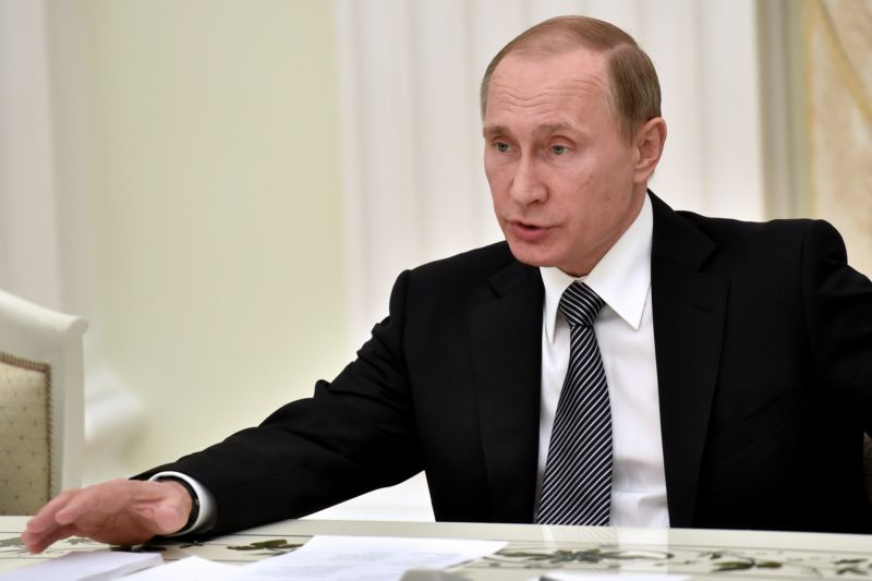 Vladimir Putin, ruský prezident.