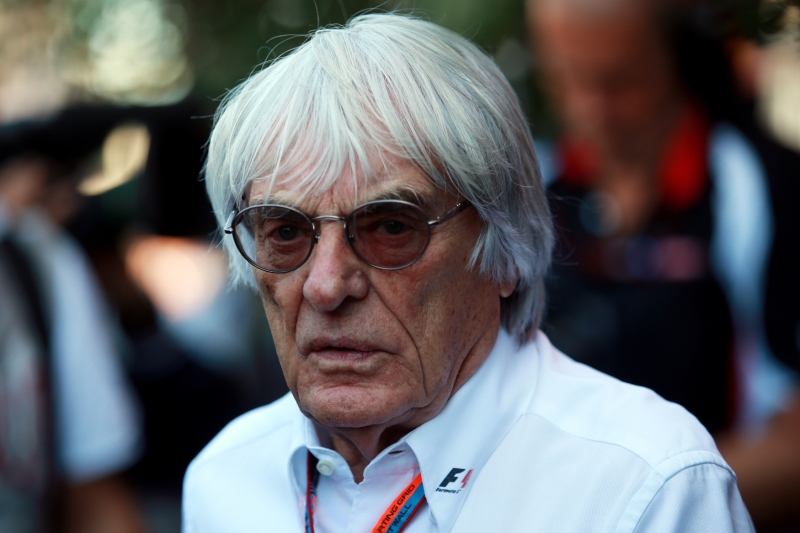Výrazná osobnost formule 1 Bernie Ecclestone.