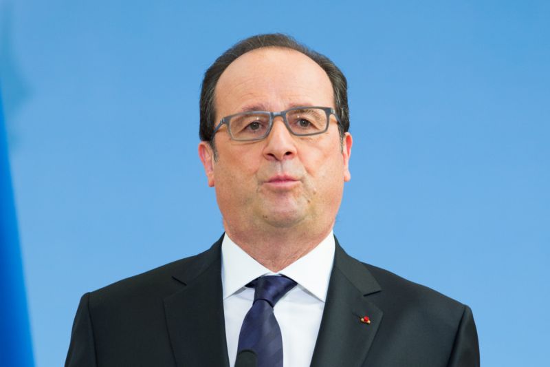 Francouzský prezident François Hollande. Francouzský prezident François Hollande.