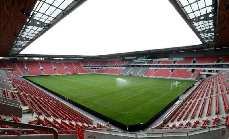 Stadion Slavie v Edenu.