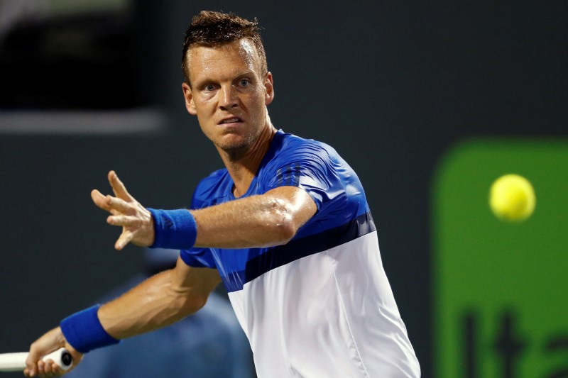 Tomáš Berdych prohrál ve čtvrtfinále turnaje Masters v Miami se světovou jedničkou Novakem Djokovičem dvakrát 3:6.