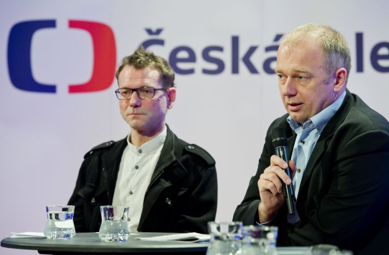 Režisér Radim Špaček (vlevo) a ředitel vývoje pořadů a programových formátů Jan Maxa. Režisér Radim Špaček (vlevo) a ředitel vývoje pořadů a programových formátů Jan Maxa.