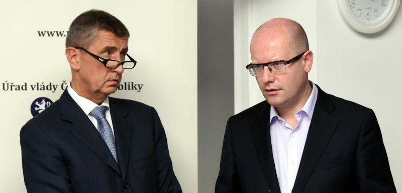 Babiš a Sobotka. Babiš a Sobotka.