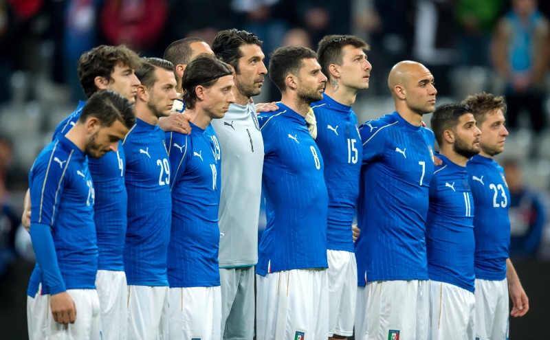 Fotbalisté Itálie v přípravě tápali.
