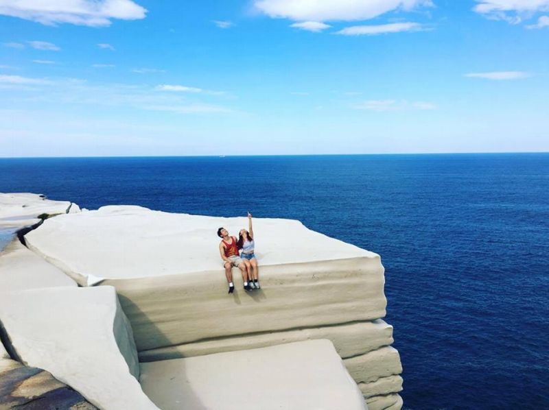 Proslulá skála Svatební dort láká turisty.