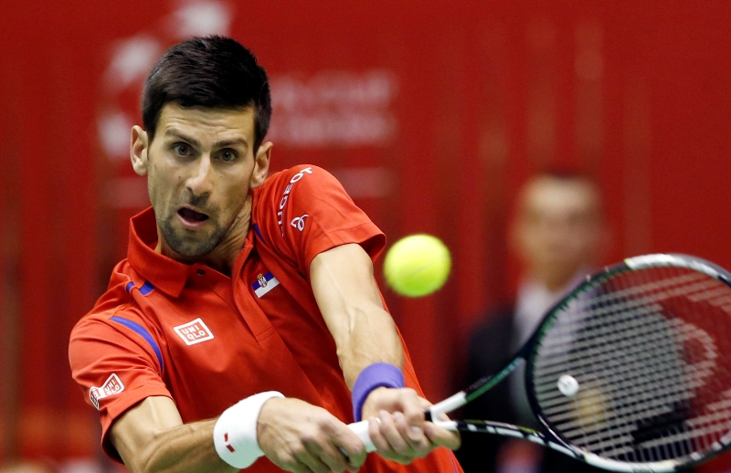 Srbský tenista Novak Djokovič.