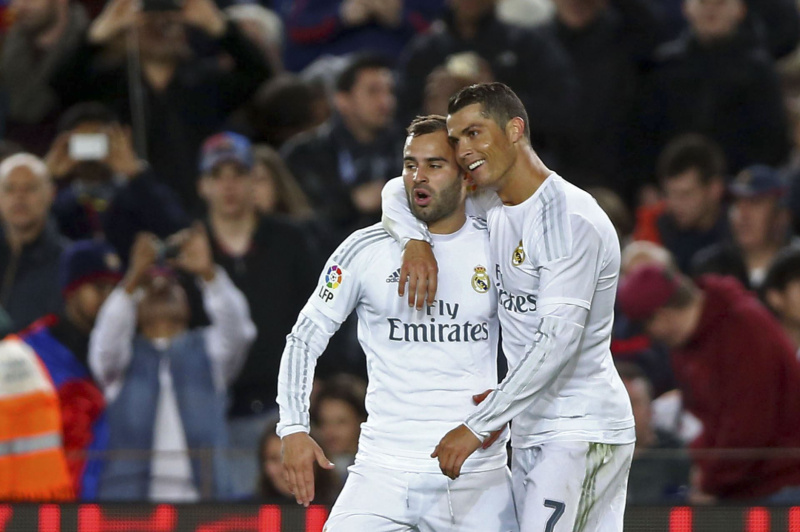 Cristiano Ronaldo slaví gól.