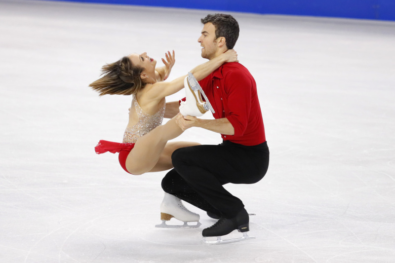 Sportovní dvojice Meagan Duhamelová, Eric Radford.
