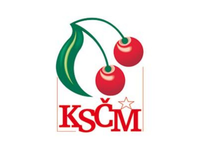 Logo KSČM. 