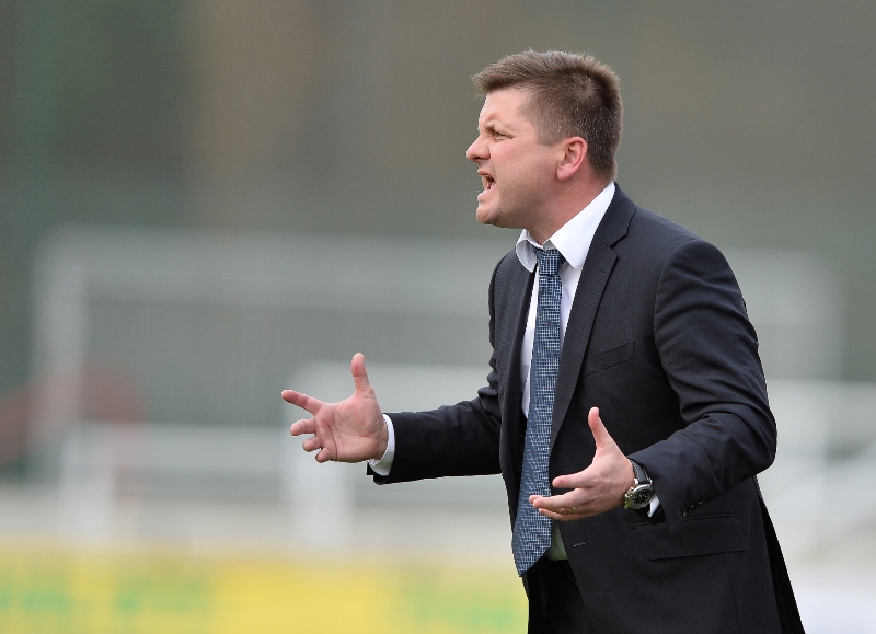 Trenér fotbalistů Slavie Dušan Uhrin mladší.