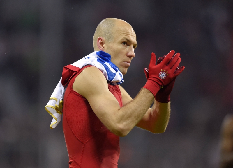 Nizozemský fotbalista Arjen Robben.