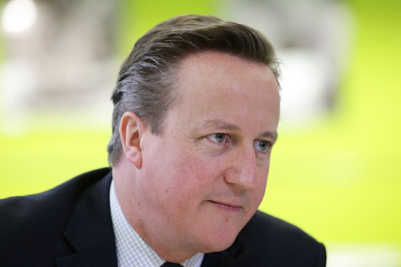 Britský premiér David Cameron.