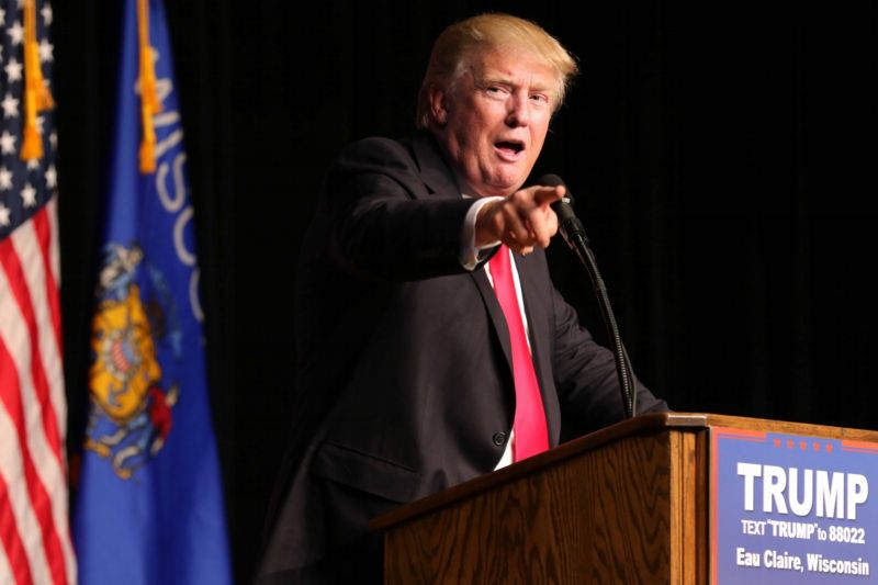 Prezidentský kandidát Donald Trump.