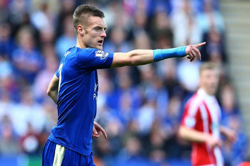 Anglický kanonýr Jamie Vardy. 