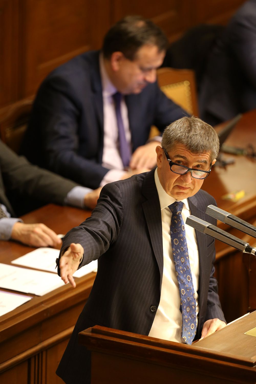 Ministr financí Andrej Babiš (ANO).