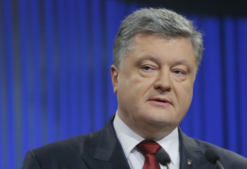 Ukrajinský prezident Petro Porošenko. Ukrajinský prezident Petro Porošenko.