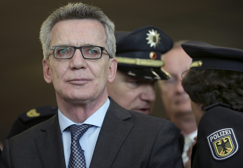 Německý ministr vnitra Thomas de Maizière.