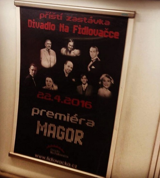 Plakát k premiéře hry Magor. Plakát k premiéře hry Magor.