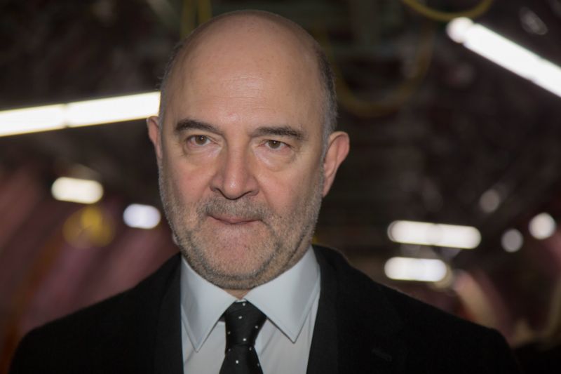 Eurokomisař pro hospodářské otázky, daně a cla Pierre Moscovici.