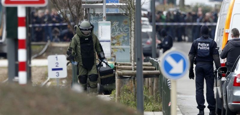 Opatření v Bruselu po útoku (ilustrační foto). Opatření v Bruselu po útoku (ilustrační foto).